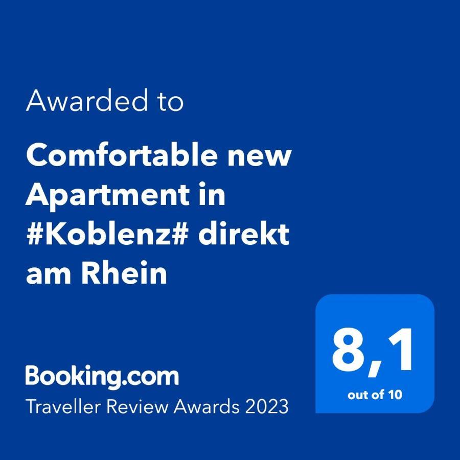 Comfortable New Apartment In #Koblenz# Direkt Am Rhein Coblence Extérieur photo